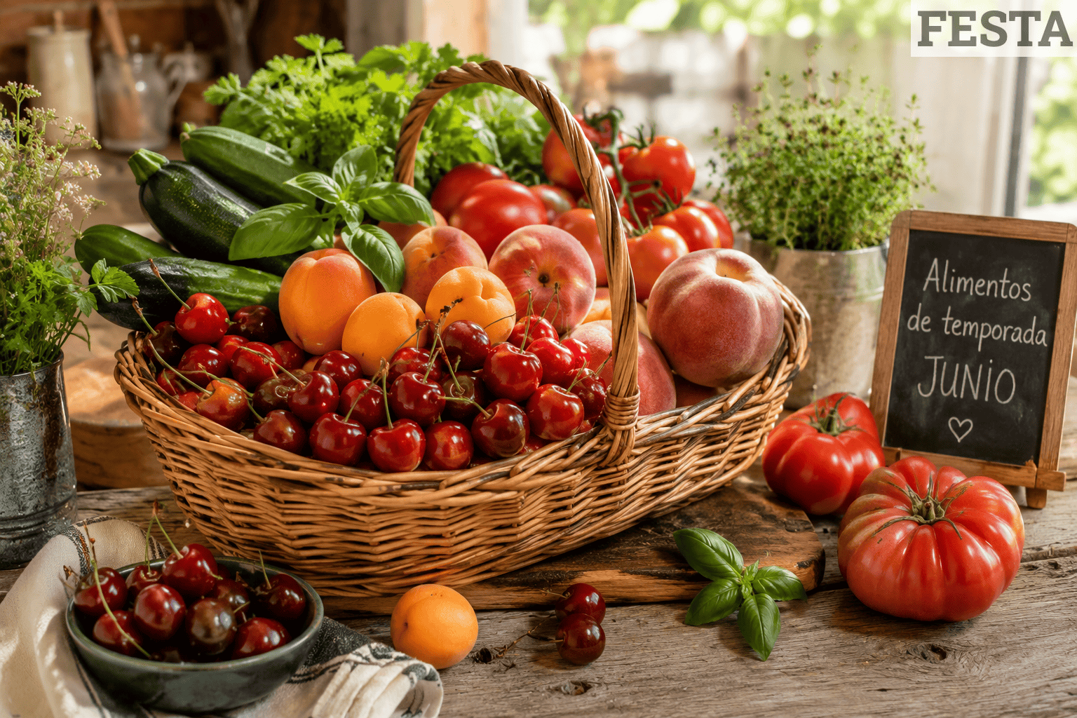 Alimentos de temporada en junio: qué comprar y cómo aprovecharlos